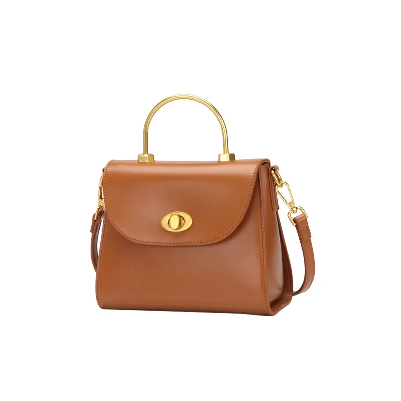 

Lock portable simple tote bag Bags handbags new 2021 new simple fashion large capacity portable messenger shoulder bag gilt