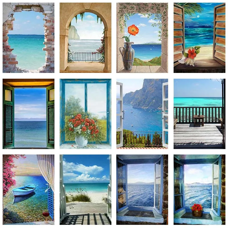 

5D Diy Diamond Painting Home Door Cross Stitch Full Drill Scenery Embroidery Cute Handmade Wall Decor Gift