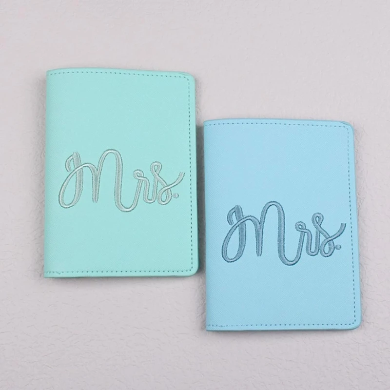 

Портативный кожаный чехол для свадебного и свадебного паспорта MRS Bride L5YB