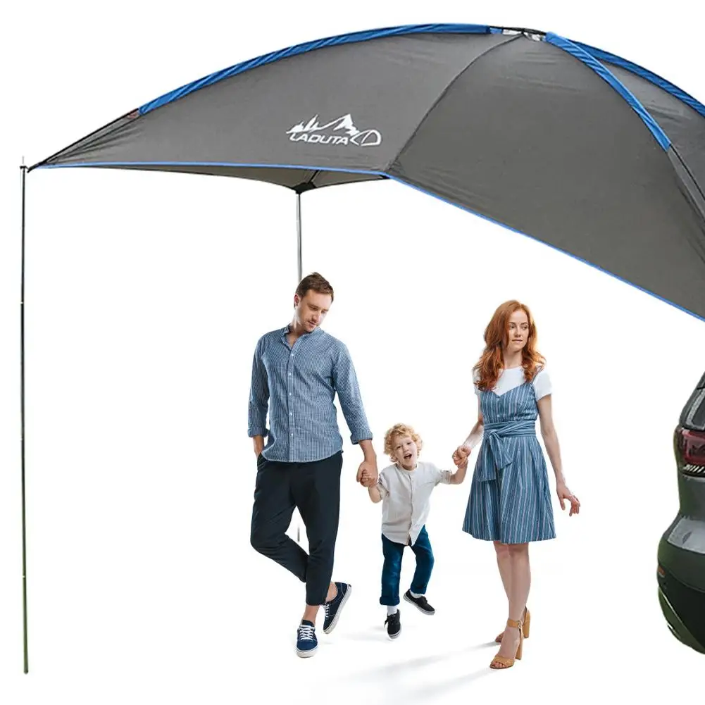 Auto Traveling Tent Car Rooftop Awning Waterproof Tear Resistant Camping Anti-UV For SUV MPV Trailer Beach | Спорт и развлечения