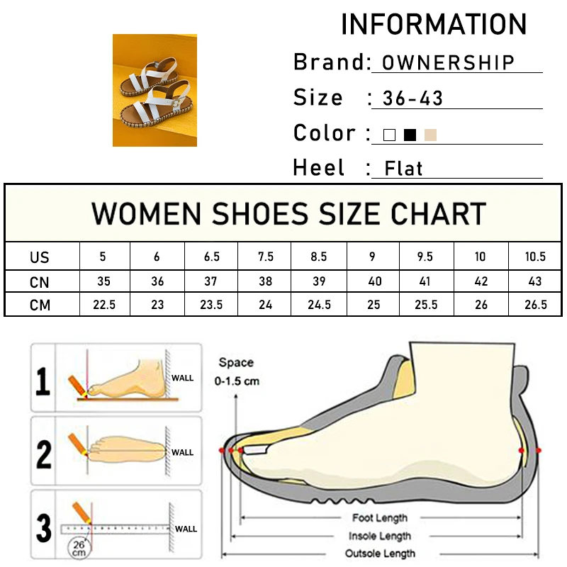 

Women Metal Buckle Sewing Sandals 2021 Woman Cross Tied Flat Summer Female Peep Toe Slide Ladies Casual Beach Shoes Plus Size 43