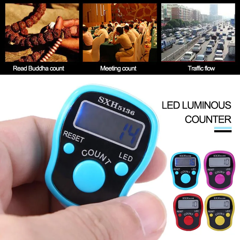 Счетчик со световым кольцом кухонный Портативный ЖК экран буддийские предметы