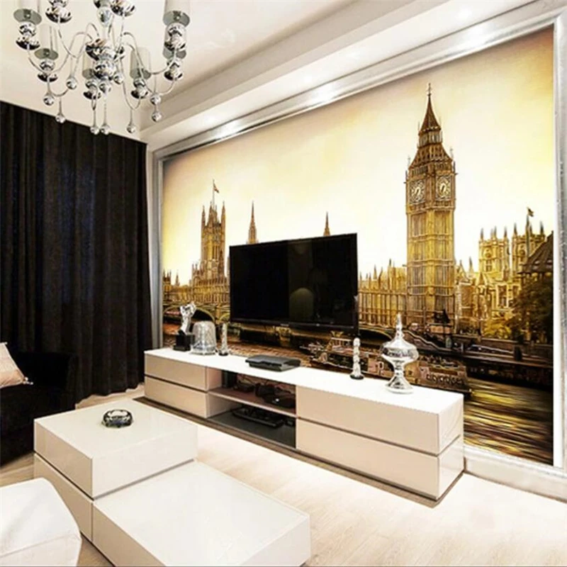Большие фрески wellyu на заказ стильное украшение для дома Лондон картина маслом