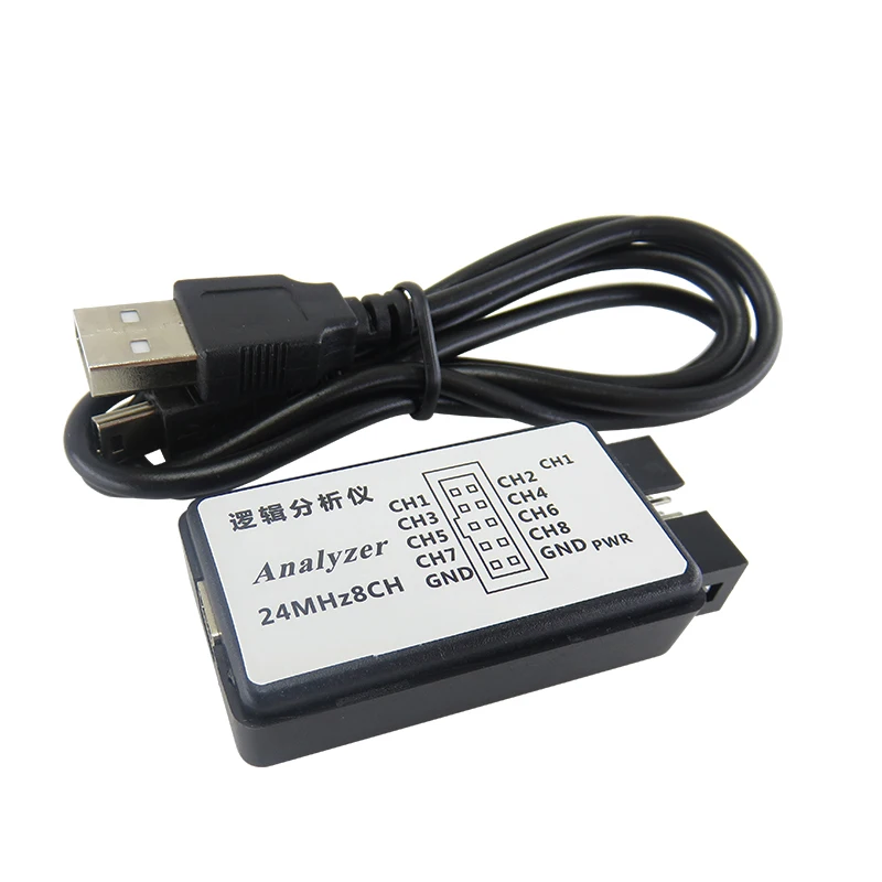 USB логический анализатор 24 МГц 8 каналов м/сек отладчик для ARM FPGA логика м 8CH