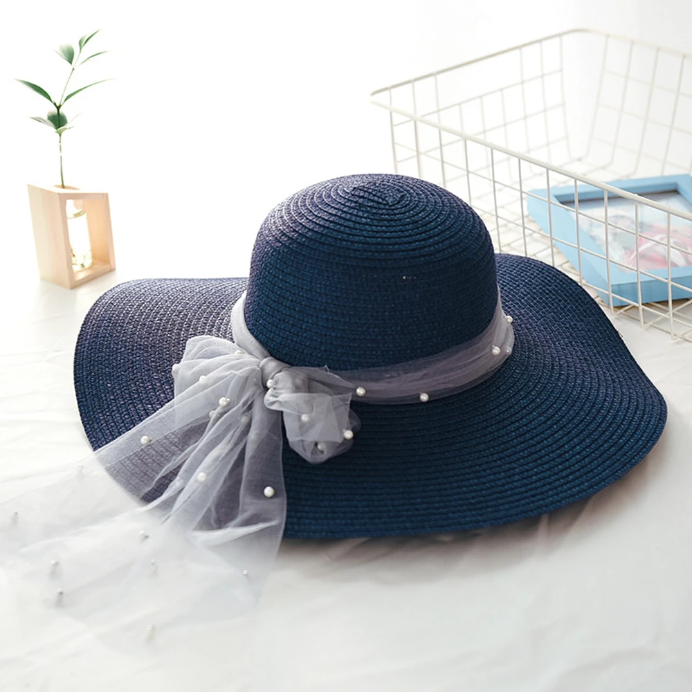 2020 широкая соломенная шляпа для женщин с большими головками Солнцезащитная УФ