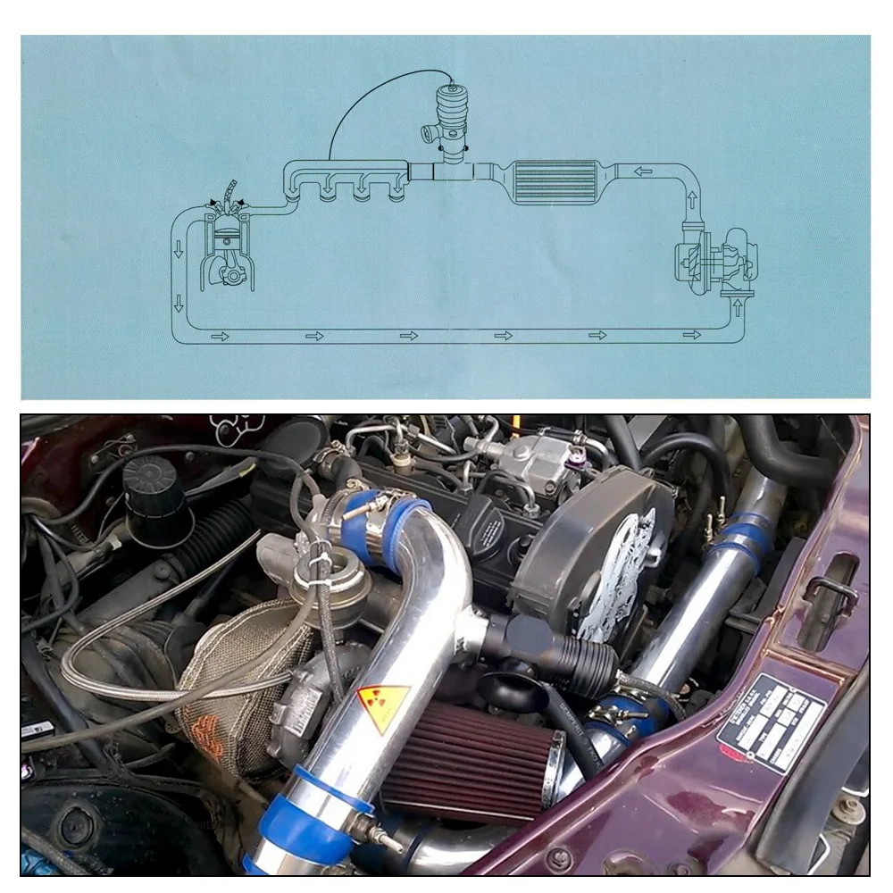 Электрический Турбо дизельный клапан сброс комплект вакуумный контроль для FORD