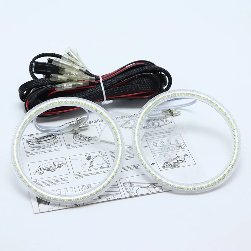 Для Smart Fortwo W451 Mk2 2008 2009 2010 2013 2014 ультра яркий SMD белый светодиодный ангельские