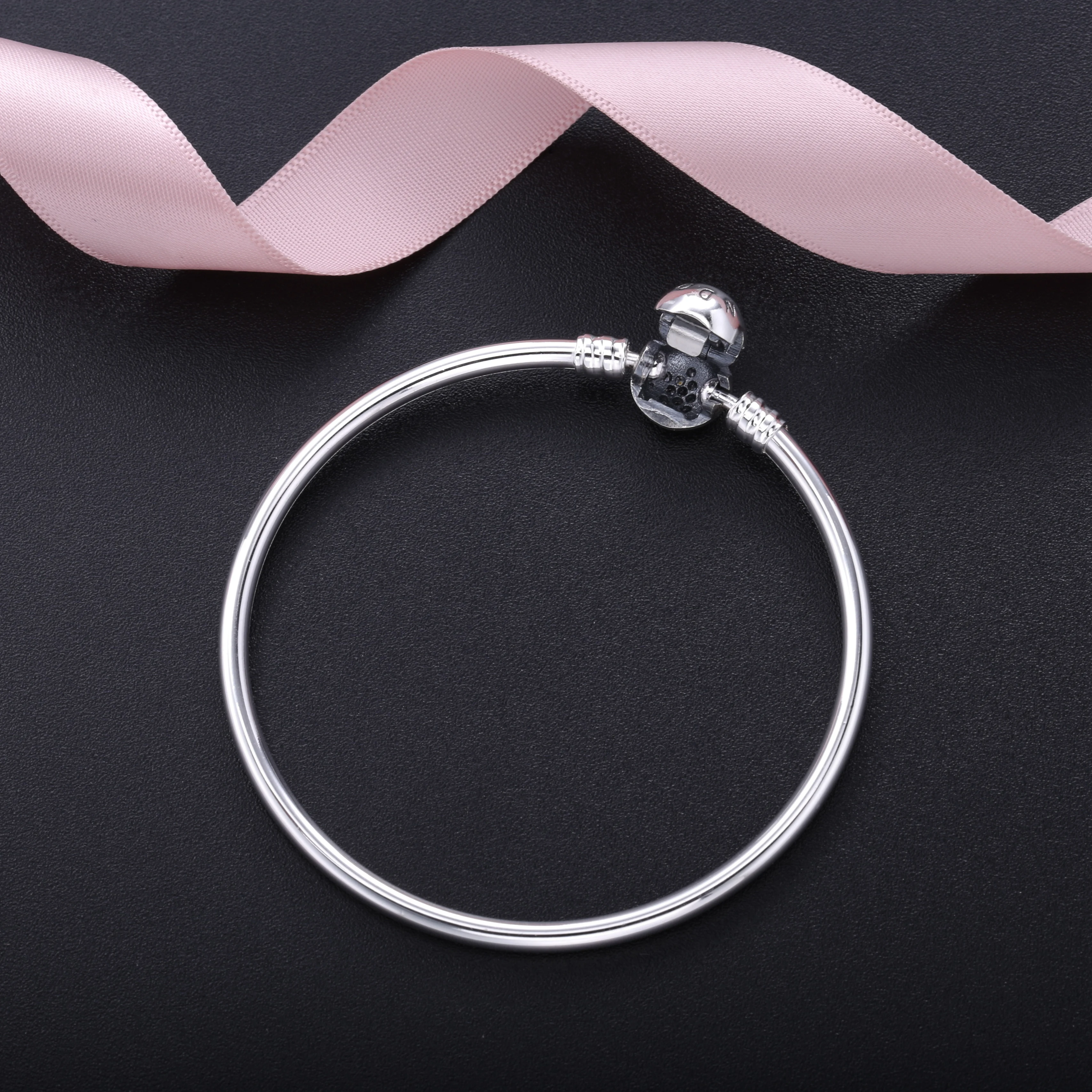 

Ajax 100% 925 Sterling Silver Bracelet Snowflake Heart Blue Eye Snake Chain Bracelets & Bangles Women Jewelry