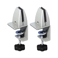 adjustable screen clip office desk divider thickened material clip clamp holder for plexiglass table clamp for spit protection