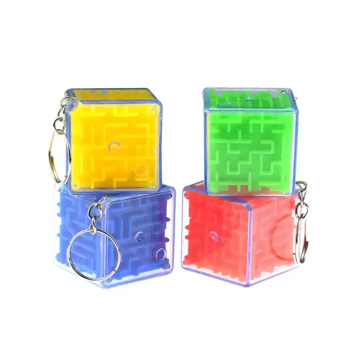 Головоломка лабиринт игрушка для развития мозга брелок магический куб