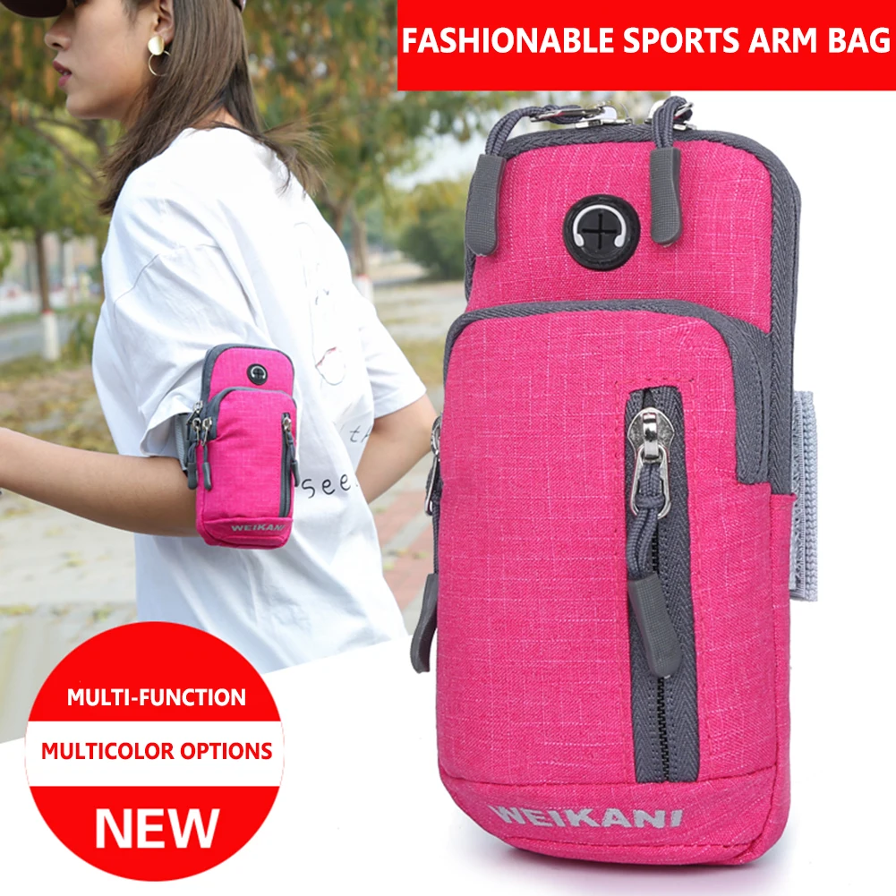 

Outdoor Running Universal Mobile Phone Holder Arm Bag Men Sports Phone Arm Case Breathable Mesh Pouch Bags Fitness Accessories