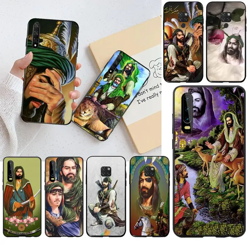 Мягкий черный чехол для телефона исламский шиа Имам Али Huawei P40 P30 P20 lite Pro Mate 20 P Smart