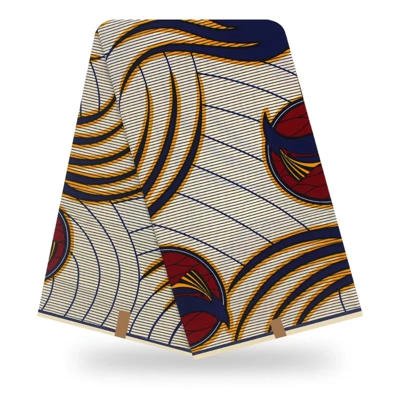 2019 африканская вощеная ткань принтом высококачественная batik 6 ярдов 100% хлопок V L