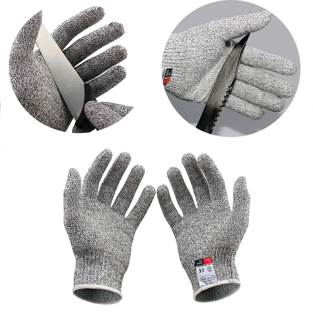 

Anti-cut Outdoor Fishing Gloves Knife Cut Resistant Protection Touch Screen Anti-Slip Ultra-thin Steel Wire Mesh Gloves