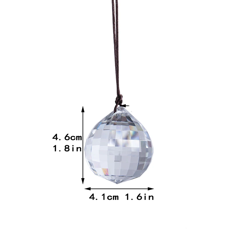 Шар Призма H & D Suncatcher 40 мм подвесной хрустальный шар призма граненая люстра