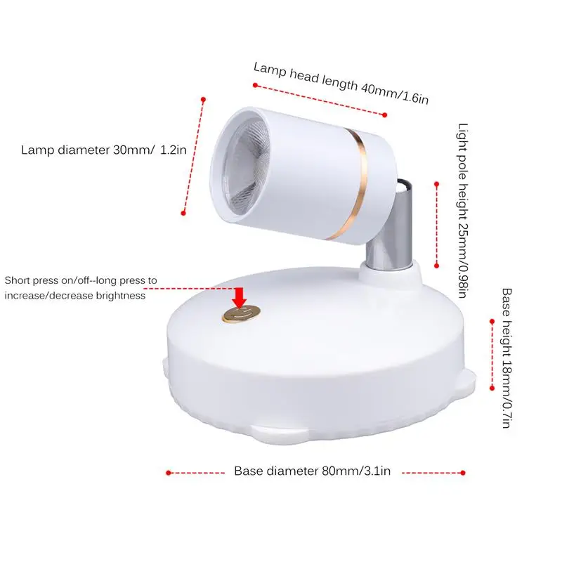 LED Accent Light Recessed Cabinet Spot Downlight Jewelry Show Include Ceiling Lamp for Display Painting Picture | Лампы и освещение
