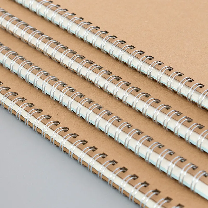 

Agenda Kawaii Journal A5 Spiral Notebook Daily Planner Grid Dot Blank Line Kraft Paper DIY Sketchbook Office Supplies Stationey
