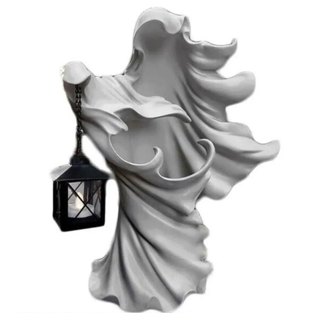 

Новый привидение на Хэллоуин нихилитный фонарь из смолы ад мессенджер с фонариком ужасные украшения для трупа украшения для сада