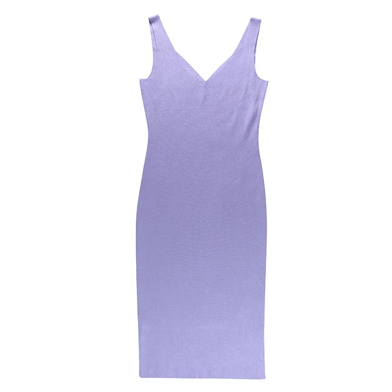 

Wool dress eldest daughter 2021 Europe and America summer slim bag buttock temperament commuter suspender skirt