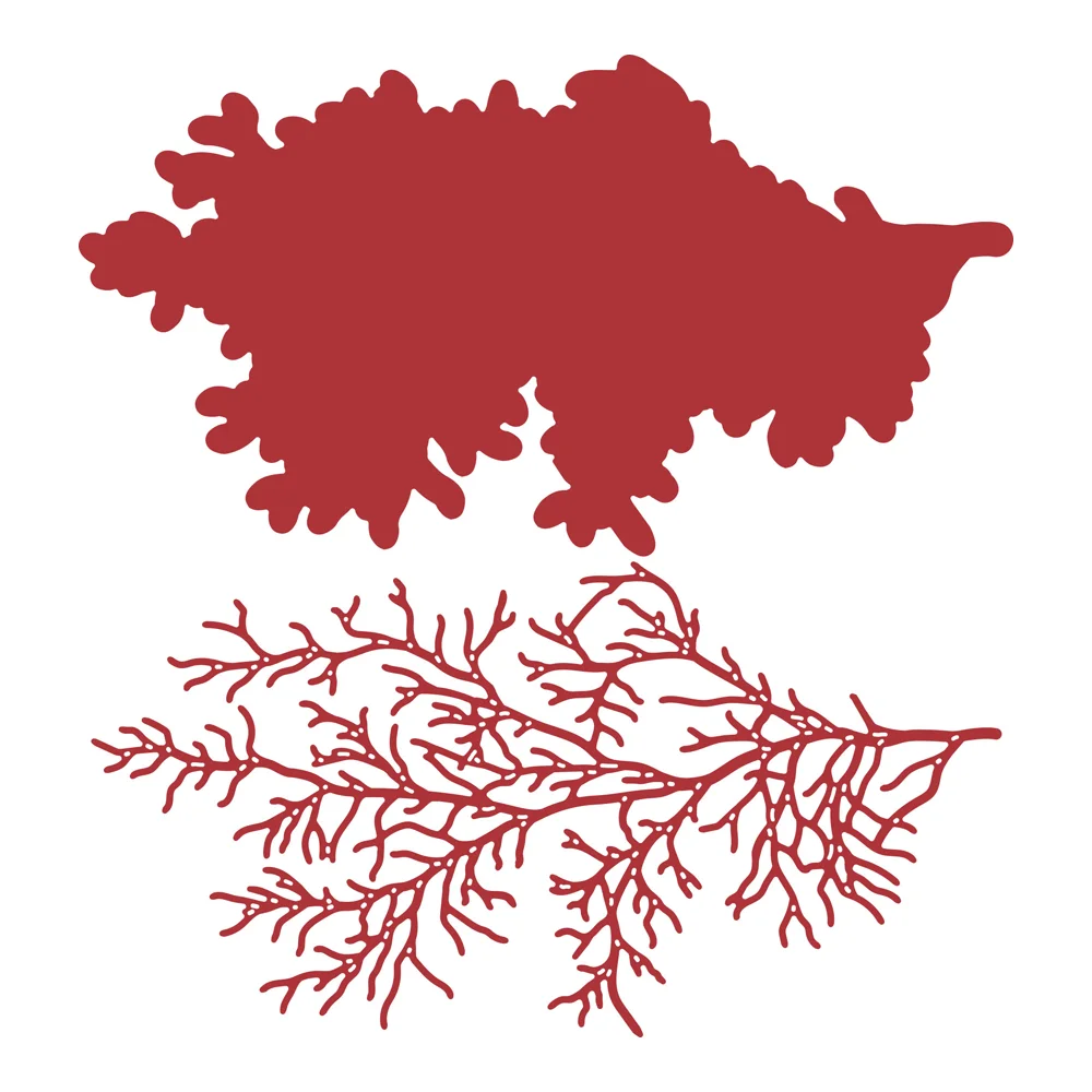 

Newest Metal Cutting Dies Beneath the Hanging Branch Die Set Diy Gift Card Scrapbook Diary Craft Blade Punch Decoration Template