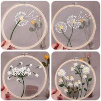 transparent embroidery kits for beginner diy easy embroidery set contains all embroidery tools and materials embroidery diy