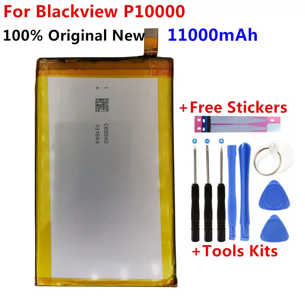 

High-quality 100% original battery for Blackview P10000 Pro 11000mAh battery Batteries+Tools