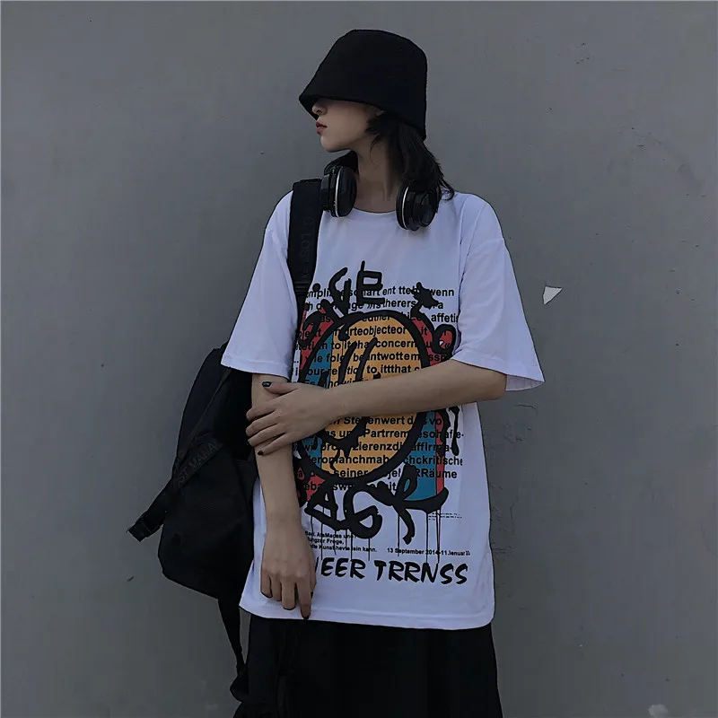 2020 летняя футболка Женская свободная модная Корейская версия длинного пальто в