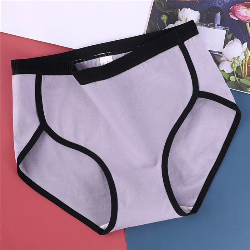 Women'S Quality Panties M-Xl Underwear Sexy Female Casual Solid Ladies Briefs New Underpants |