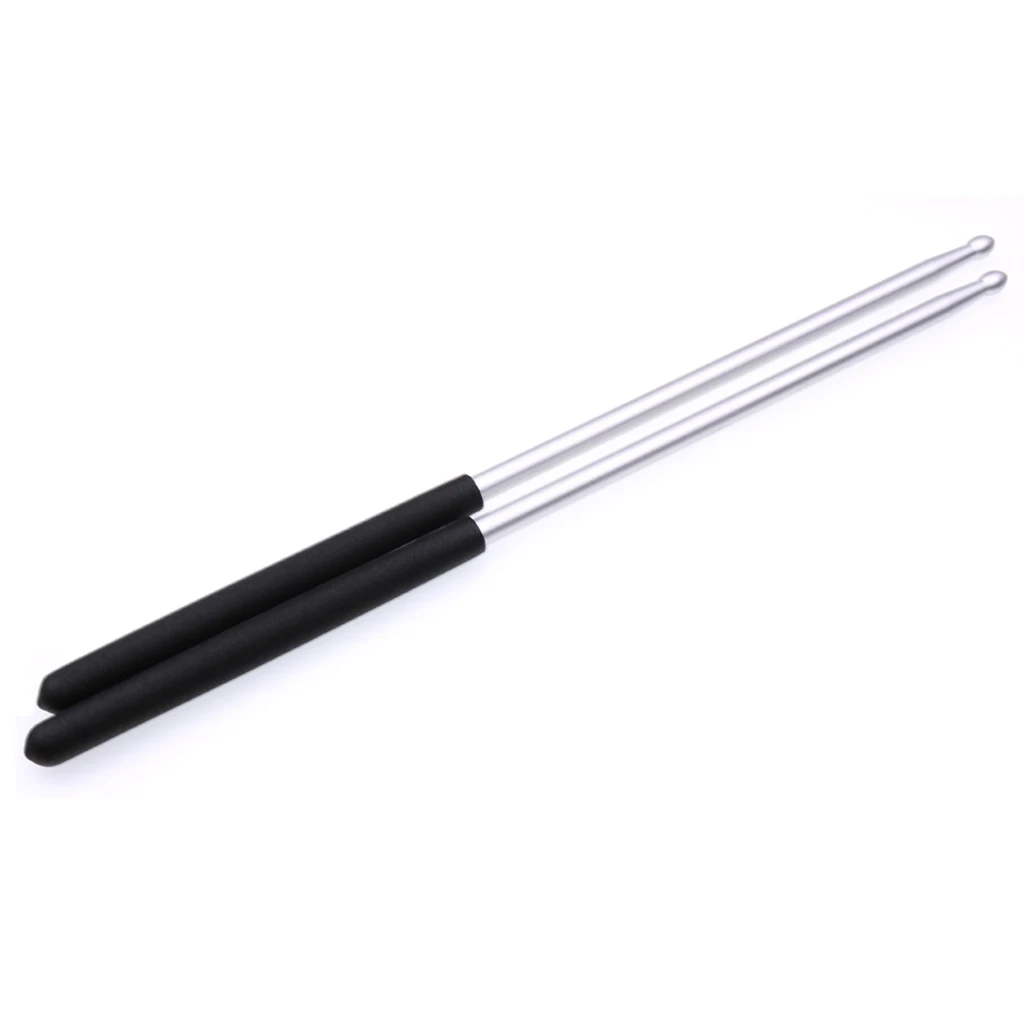 

1 Pair Aluminum Alloy Drum Sticks Mallets for Drummer Instruments Accessories