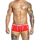 Новое поступление 2022, мужское нижнее белье, боксеры, дышащие мужские боксеры, Однотонные трусы, удобные брендовые шорты