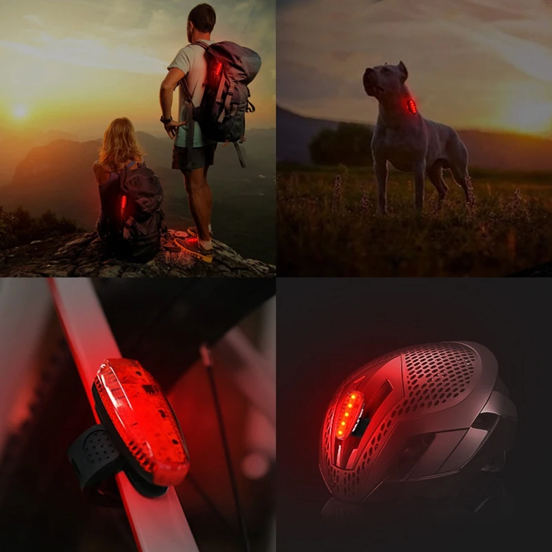 5Led 3 режима велосипедный светильник Предупреждение ющий для бегунов походов