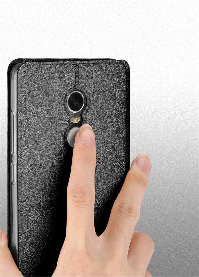 Кожаный чехол-книжка MOFI для Xiaomi Redmi Note 4X из искусственной кожи чехол с функцией подставки для Hongmi Note 4X5,5 дюймов Fundas
