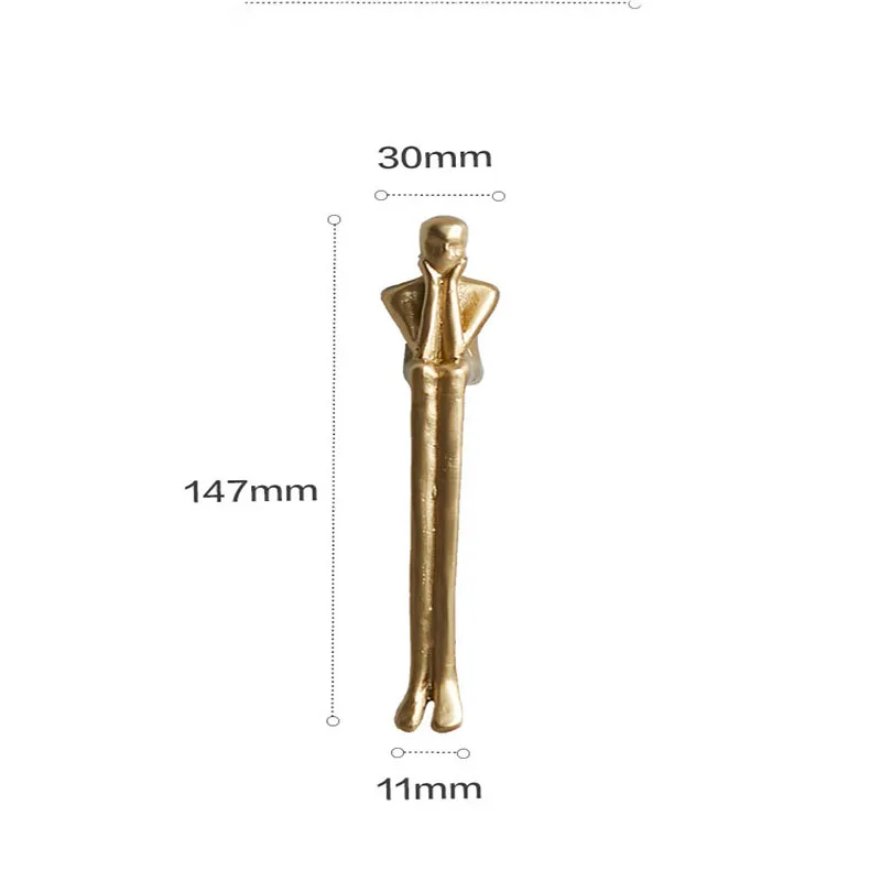 

Creative Cabinet Handle Golden Drawer Pulls Brass Wardrobe Knob and Handle Nordic Style Solid Brass Furniture Hardware Handles