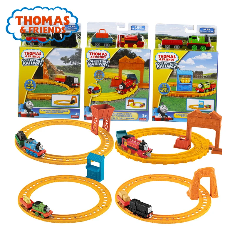 Оригинальный набор железной дороги Thomas And Friends для начинающих 4 вида базовая
