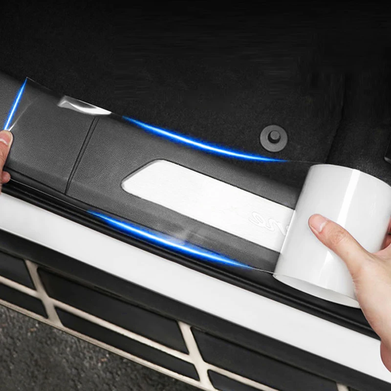 Универсальная защитная Накладка на порог автомобиля для защиты от столкновений