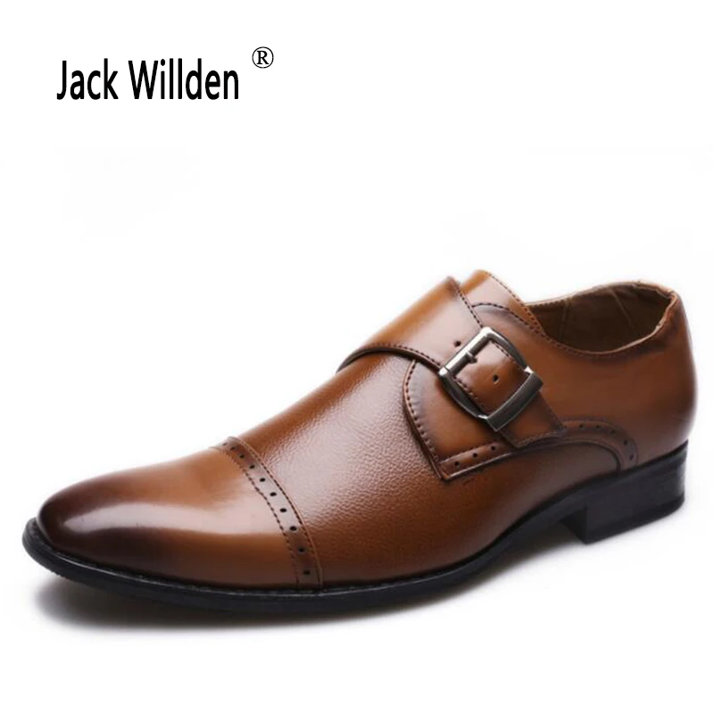 Мужские классические туфли оксфорды Jack Willden Классические свадебные с квадратным