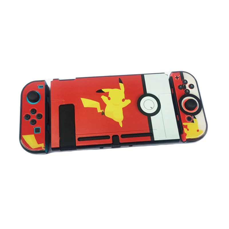 YX07020-66 Анти-отпечатков пальцев Nintendo Switch Жесткий Корпус чехол Марио Пикачу протектор чехол для Nintendoswitch перечисленные игровой консоли аксессуаров - Цвет: YX07020-66