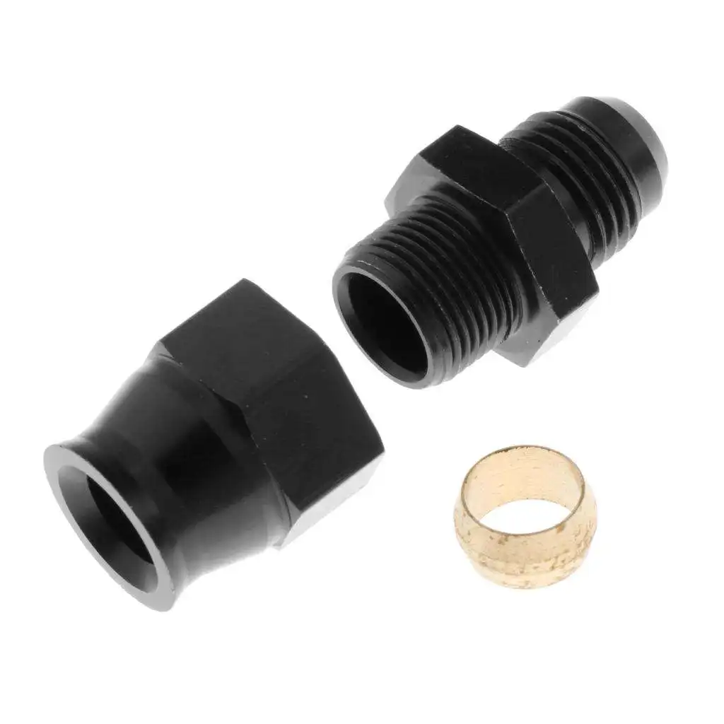 6AN 6 AN-6 Male to 3/8 &quot9 5 мм топливный шланг линия трубка прямой фитинг адаптер с