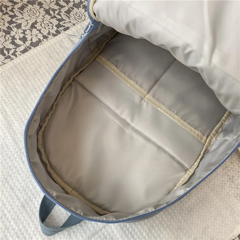 

JOYPESSIE Fashion Girls School Bag Cute Simple Waterproof Women Backpack Nylon Student Rucksack Kawaii Travel Mochila for Femal