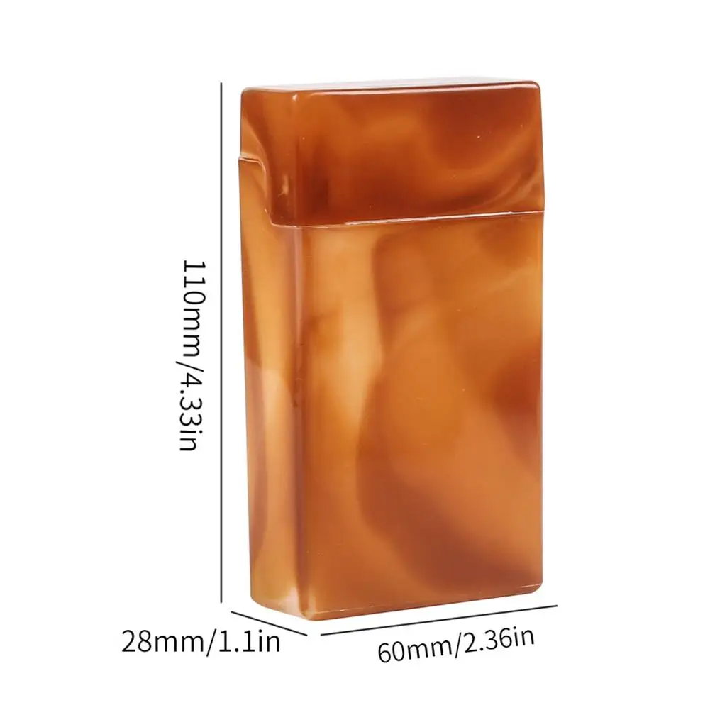 

Cigarette Case Men Women Long Cigarette Storage Box Single Hand Operation Cigarette Holder Container For Hold 20 110mm Cigarette