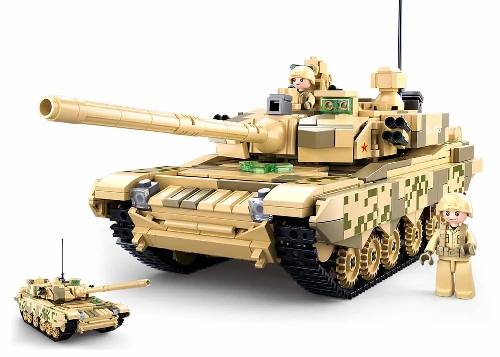 

893 шт. Военная боевая армия Panzer WW2 99A модель танка кирпичи фигурки солдат наборы строительных блоков Набор Обучающие игрушки для мальчиков