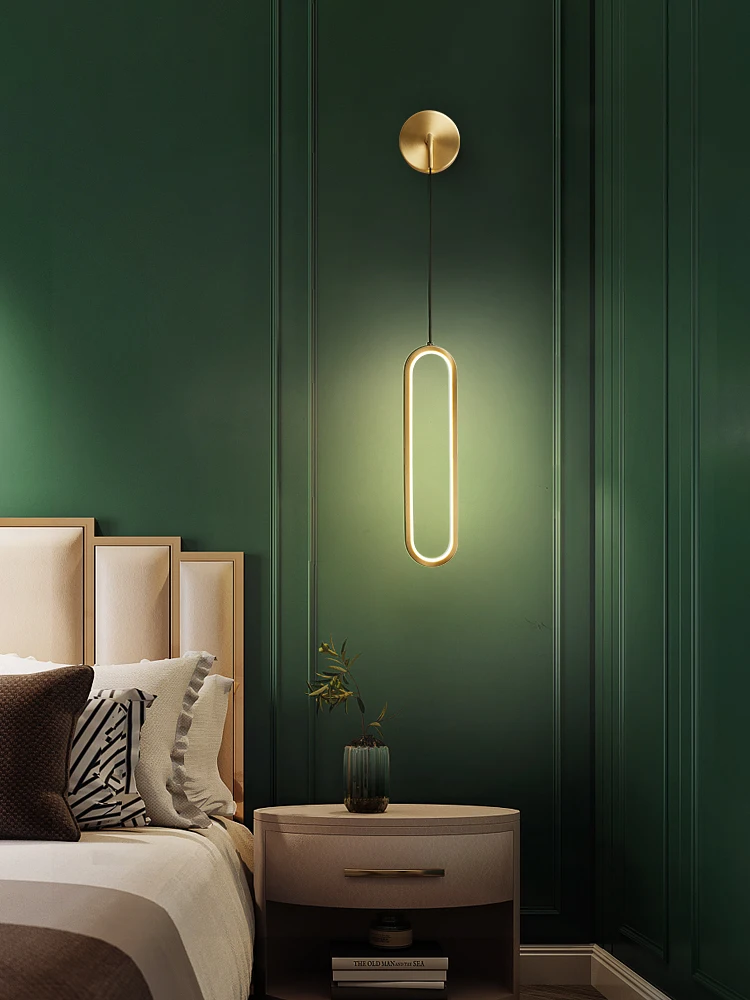 

Modern Nordic Wall Lights Bedroom Luxury Minimalist Wall Lights Room Decoration Accessories Lampe De Chevet Home Decor BC50BD
