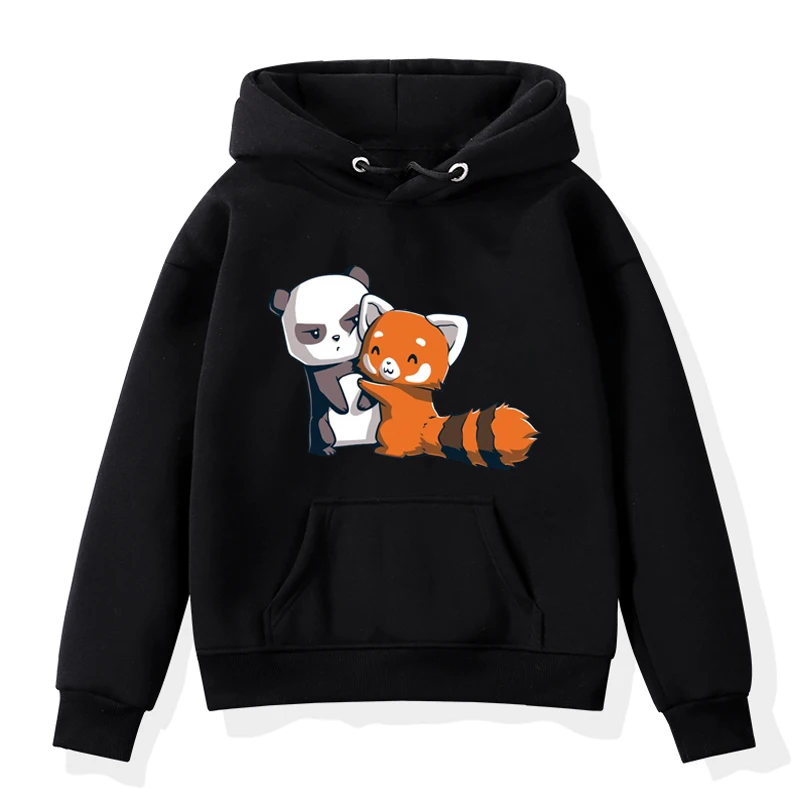 Hoodies 7 Детский свитер с принтом панды; зимняя одежда для маленьких девочек; Детские свитшоты; модные милые детские пальто с длинными рукавами и принтом животных - Цвет: Hoodies 7