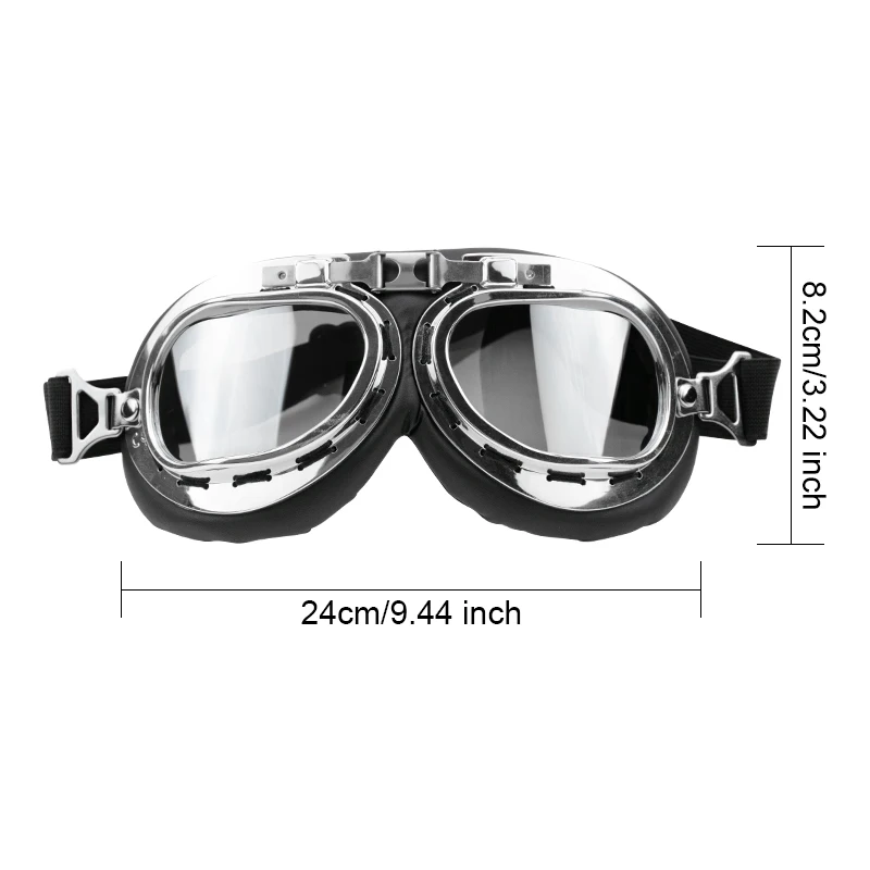 Универсальные мотоциклетные очки винтажные классические пилота в стиле