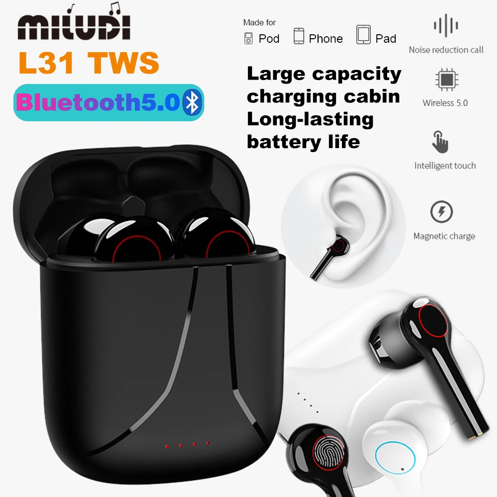 TWS наушники L31 с поддержкой Bluetooth 5 0 и защитой класса IPX7|Наушники гарнитуры| |