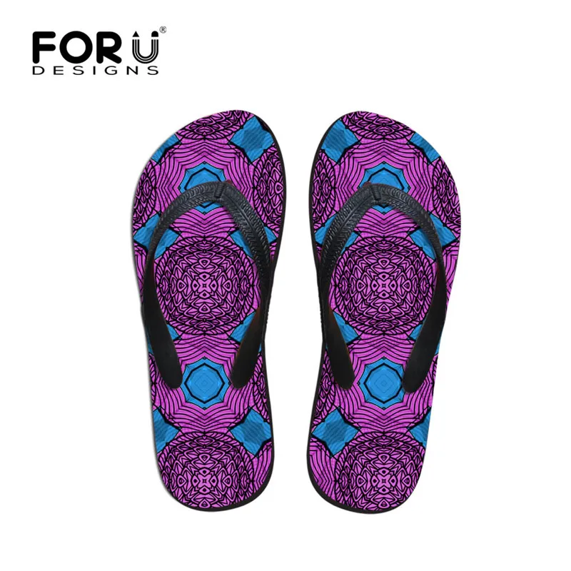 YQ168AB FORUDESIGNS Вьетнамки в африканском стиле; женские шлепанцы; сандалии на плоской подошве; женские домашние уличные Вьетнамки; женские сандалии в африканском стиле - Цвет: YQ168AB