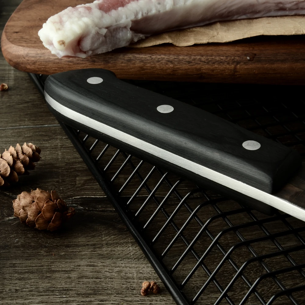 Дамасский кованый нож шеф-повара мясника ручной работы крышка подарочной