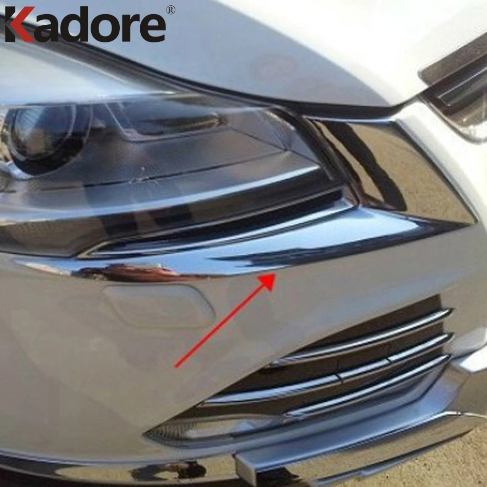 Для Ford Kuga Escape 2013 2014 2015 АБС хромированная Защитная панель для переднего головной