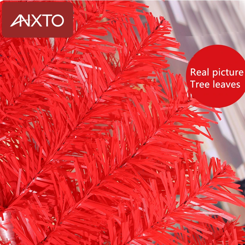 210 см Рождественская елка розовая роза красная искусственная украшения