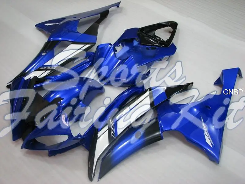Комплекты для всего тела YZFR6 2008-2015 синие и белые комплекты обтекателей YAMAHA 2008 10 11